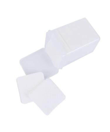 NOLITOY 1 Box Nail Discharge Cotton Pad Glue Removing Scouring Cotton Makeup Remover Pads Cotton Pads for Face Glue Clean Wipe Facial Cotton Pads Makeup Wipe Cotton Discharge Makeup Cotton