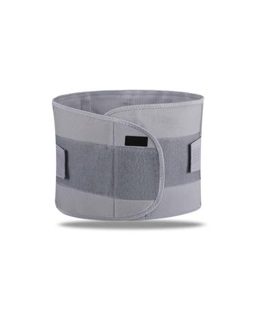 ZJchao Back Support Belt Back Braces for Lower Back Breathable Lower Back Support Belt Adjustable Compression Back Support Belt Breathable Comfortable Elastic Abdominal for Men (Grey) L Grey
