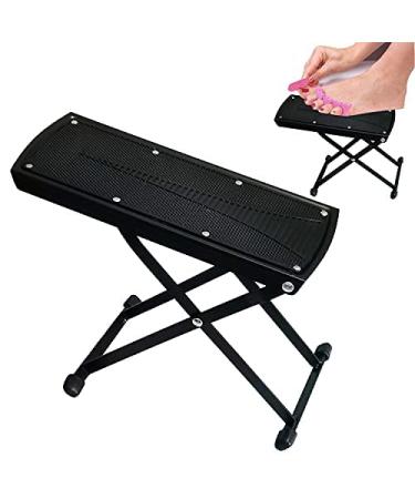ZtohPyo Pedicure Foot Rest, 6-Position Height Adjustable Salon Step Pedicure Stand,Non-Slip Sturdy Footrest for Easy-at Home Pedicures, No More Bending or Stretching.