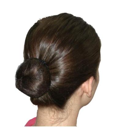 Mytoptrendz Girls Women Invisible Fine Bun Nets with Elastic Hair Nets Pack of 3 Pair Black 3 piece Invisible net