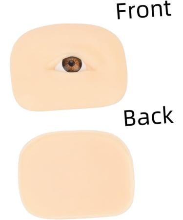 Ipetboom 2pcs Makeup Practice Skin Eyeshadow Fake Skin for Training Reusable Silicone Skin Washable Eye Plate - Buy Online on GoSupps.com