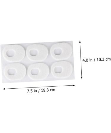 Gatuida 4 Sheets Corn Stickers Invisible Tape Foot Corn Pads Shoe Inserts Liners Anti Wear Heel Pads Soft Foam Cushions Adhesive Heel Protector Foot Care Pads Felt Feet Food Mat White - Buy Online on GoSupps.com