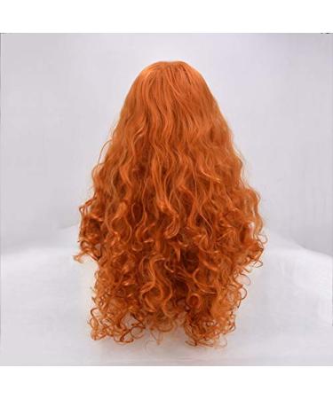 Brave Princess Merida Wig - Long Curly Synthetic Hair Cosplay Costume & Halloween Role Play for Women - Buy Online on GoSupps.com