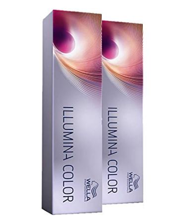Wella 2x Illumina Color 4/ Medium Brown Pure 60 Ml