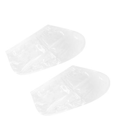 minkissy 2 Pairs Footsticker Foot Foot Peel Booties Skin Peel for Feet Cracked Heel Repair Dead Skin Foot Peel Exfoliating Socks Heel Care Exfoliator White Abs Baby White medium