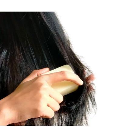 Buy Organic Amla Methi Hair Conditioning Bar - Sulphate & Silicone Free for Soft Tangle-Free Glossy Hair | 2.1 Oz - International Shipping Available - Buy Online on GoSupps.com