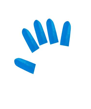 Small Size Nitrile Finger Cots Not Allergic Disposable Finger Set for Beauty Care Handicrafts Electronic Repair Lens Repair Pet Cleaning 100PCS(Blue))