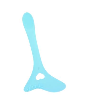 minkissy Pochoirs pour Eye-liner pour Femmes Applicateur de Mascara Outils de Maquillage en Silicone Aide Au Dessin de L'eye-liner 12.00X6.00X0.50CM