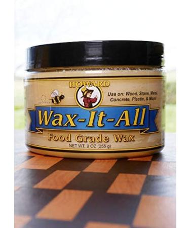 Howard WAX009 Food-Grade Wax 9 oz - Non-Toxic Cream Finish (1 Pack) - Buy Online on GoSupps.com