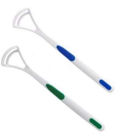 Tongue Scraper Oral Hygiene Tools Oral Care Pp Plastic Tongue Cleaner Cleaning Brush Keep Fresh Breathing 2 pcs Multicolour| Nice