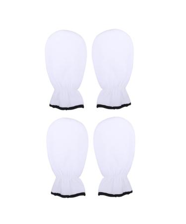 Housoutil 2 Pairs Maintenance Care Gloves Paraffin Wax Warmer Insulated Mitts Paraffin Gloves Womens Mittens Wax Hand Gloves Work Glove Polyester White Accessories Manicure Women's