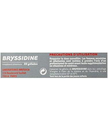 Bryssidine - Oxidative Stress Fatigue Immune System - Selenium Zinc Vit E Vit C Magnesium Vit B - Pack of 2 Boxes of 30 Capsules - Buy Online on GoSupps.com