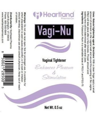 Vagi-Nu Vaginal Tightening Cream - Rejuvenate and Tighten Vagina - Made in USA - 0.5oz Tube Pink - Buy Online on GoSupps.com