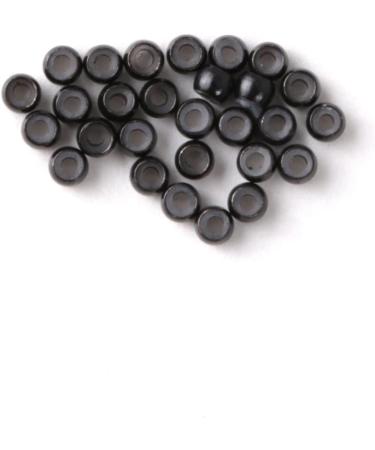 800pcs Black Silicone Lined Nano Rings for Nano Tip Hair Extensions - Micro Nano Beads - Buy Online on GoSupps.com