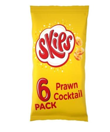 Prawn Cocktail Crisps 6 X 13.1G (Pack Of 12) Delicious Tasty And Twisty Snacks Treat Share With Family And Friends