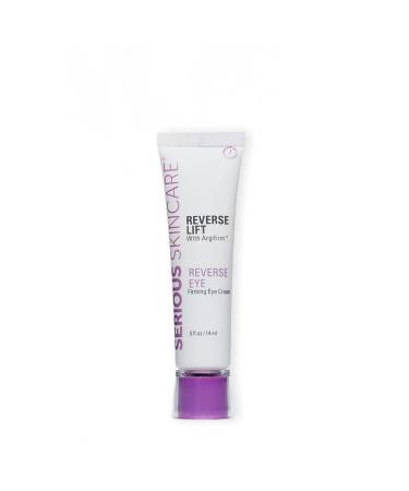 Serious Skincare Reverse Lift Firming Eye Cream   Argifirm Lifting Complex   Temporarily Lift & Firm Eye and Brow Area - Peptides   Seaweed Extract - Tighten - Lift - Firm - 0.5 oz.