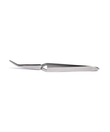 Andreia Professional Cross Tweezer 6 Inch Stainless Steel Pincher to Create A C-Curve on Gel/Acrylic Nails - Straight-Tipped Cross Locking Tweezers for Nail Art Nails 6 Cross Tweezer