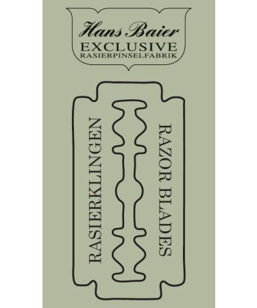 Hans Baier Butterfly Safety Razor Set with 10 Blades | Premium International Shipping - Buy Online on GoSupps.com