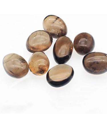 1pc Natural Smoky Quartz Tumbled Stone Crystal Polished Minerals Palm Stone for Party Gift Decoration Full of Texture - Buy Online on GoSupps.com