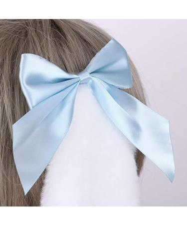 Blue Bunny Plush Lop Ears Hair Clip for Girls | Cute Rabbit Furry Hair Accessories | Cosplay Headwear & Easy Wear Clips - Buy Online on GoSupps.com