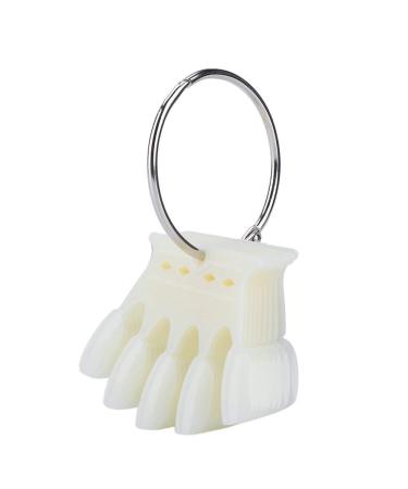 Easy to color nail display stick reusable ideal choice exquisite craftsmanship nail exercise tool beauty salon manicure store salon shop (natural color)
