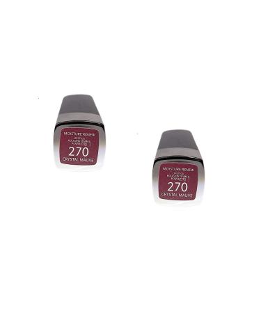 Buy Rimmel London Moisture Renew Lipstick Pack of 2 - Crystal Mauve #270 | International Shipping Available - Buy Online on GoSupps.com