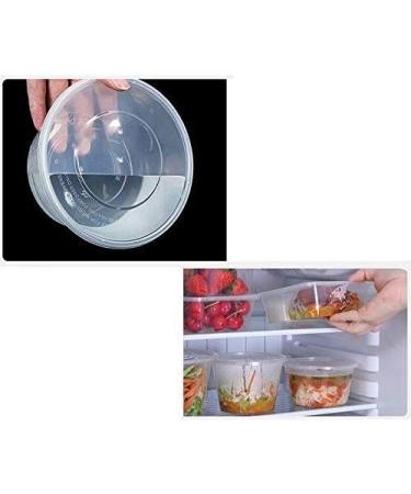 Dinner 600 Boxes Transparent Plastic Disposable Soup Bowls Chutney Bowls Storage Box with Lid Food Containers Fast Food Takeaway Packaging Box 750ML (Color : Black) - Buy Online on GoSupps.com