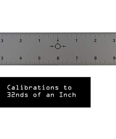 Ludwig Precision 6 Center-Finding Aluminum Straight Edge  81206 6-INCH - Buy Online on GoSupps.com