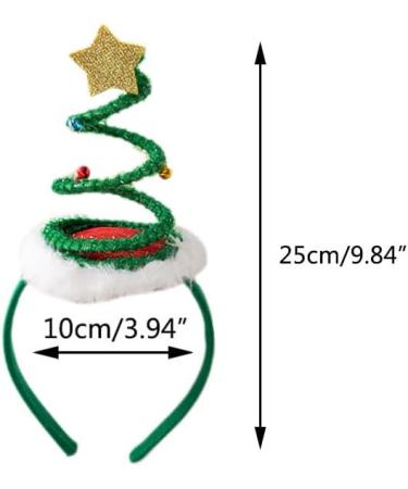 amangul Christmas Springy Coil Tree Hair Bands Tree Headband Party Decoration Supplies for Creative Holiday Hair Styling Pr(Red) - Buy Online on GoSupps.com