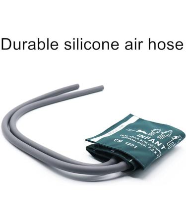 Universal NIBP Cuff for Infant 10-19cm Double Tube Reusable Nylon Replacement Blood Pressure Cuff No Connector. Infant Green Nylon+dual Tubes - Buy Online on GoSupps.com