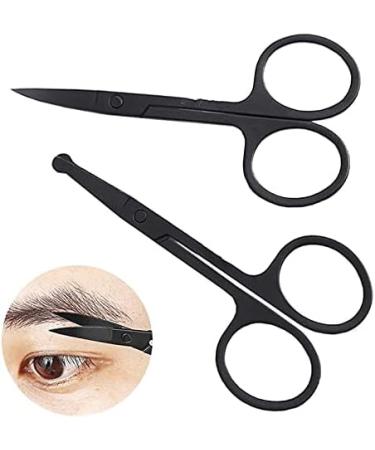 JD Craft Stainless Steel Makeup Scissors - Portable Nose Hair & Eyebrow Trimmer | Beauty Tools (Color: A) - International Shipping Available - Buy Online on GoSupps.com