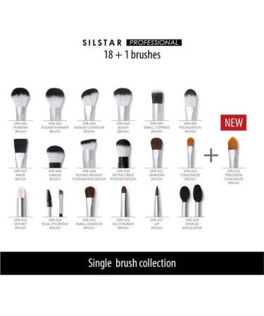 Silstar Professional Precision Concealer Brush SPB022 | Cruelty-Free Synthetic Hair Face Brush for Flawless Makeup Application - Korea-Made - Buy Online on GoSupps.com