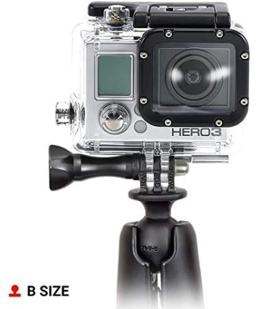 RAM Mounts RAP-B-202U-GOP1 Action Camera Universal Ball Adapter - B Size 1 Ball - Buy Online on GoSupps.com