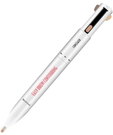 1 piece 4-in-1 eyebrow pencil with round beads portable eyebrow pencil eyebrow pencil long-lasting eyebrow pencil beautiful formakeup Clever and attractive