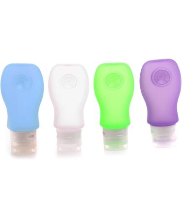 minkissy 4 Toiletries Dispenser Refillable Travel Container Refillable Lotion Container Empty Travel Tube Lotion Bottle Small Shampoo Dispenser Empty Shampoo Tube Travel Size Filling - Buy Online on GoSupps.com