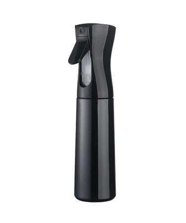 ZHIYE Hair Spray Bottle Continuous Water Mister Bottle Empty Aerosol Fine Mist Curly for Taming in Morning Hairstyling Plants Pets Cleaning-5.4oz/160ml (Black) 160 ml Black