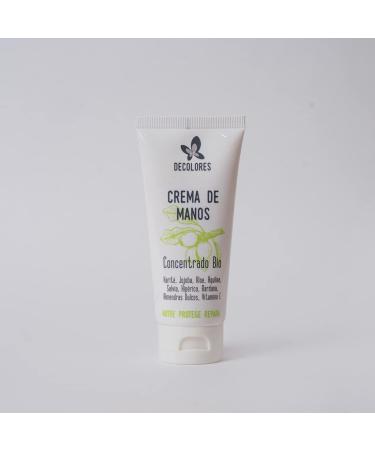 Decolores | Cr me des Mains Bio | 100 ml | Ils nourrissent prot gent et r parent la peau des mains | Au Karit Jojoba Huile d'Amande et Vitamine E