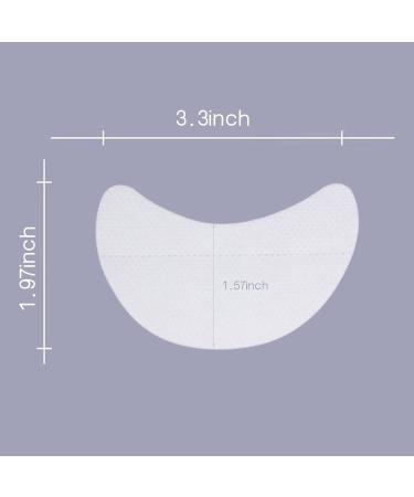 100 Eyeshadow Protector Pads - Shield Stencils for Makeup & Eyelash Extensions | Prevent Smudging & Tinting - Buy Online on GoSupps.com