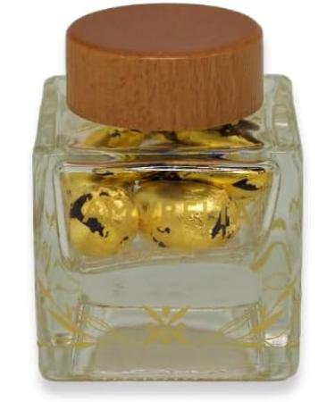 Amvrelia Kontodimas Luxury Kalamata Olives with 24K Edible Gold Leaf 100% Natural 50 g - Buy Online on GoSupps.com