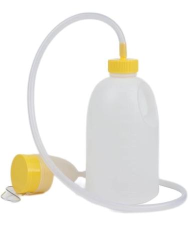 Portable Urinals 1700ml Portable Home Male Pee Bottle Urine Collector Storage with Pipe for Men Urinal for Men Women (Color : 1) - Buy Online on GoSupps.com