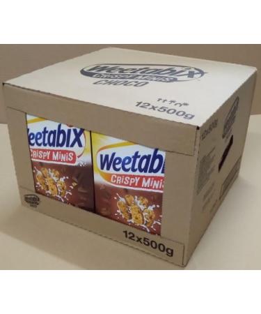Weetabix Minis Choco Whole Wheat Cereal with Chocolate Chips 12 Pack - Buy Online on GoSupps.com