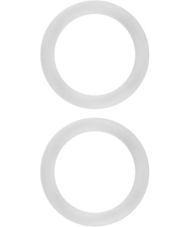 20 PCS Transparent Silicone O-Rings for Baby Pacifier Clips | Durable Dummy Buckle Chain Adapters - Buy Online on GoSupps.com