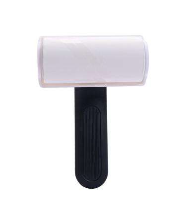 Unizhouxi Lint Remover Lightweight Cat Dog Hair Sticky Roller Multifunctional Manual Black