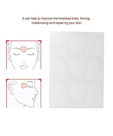 24pcs Anti Fold Patches - Triangular Transparent Forehead Stickers for Skin Lifting & Firming | Reduce Frown Lines - Buy Online on GoSupps.com