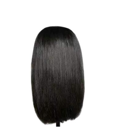 Havamoasa Women Short Bob Wig - Straight Black Hair Lace Front U Shape Wig - Buy Online on GoSupps.com