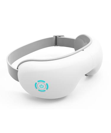 Aeigky multifunctional eye massager electrical eye mask massage device with relief from swollen and relaxed eye circles (model: white/AY-129)
