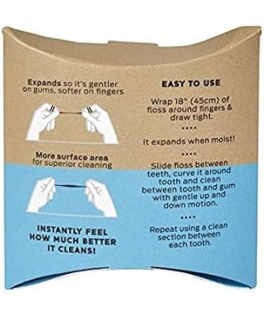 Drtungs Vegan Activated Carbon Dental Floss - PTFE & PFAS Free Gentle on Gums BPA-Free Expands & Stretches - Natural Cotton Wool for Healthy Smiles - Buy Online on GoSupps.com