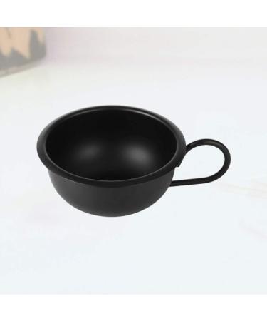 Metal Mask Mixing Bowl Cup for Shaving - Travel Cosmetic Shell & Razor - DIY Shaving Foam Holder for Men - Buy Online on GoSupps.com