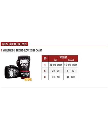 Venum Kids Contender Boxing Gloves - Black/Red 8 oz | International Shipping Available - Buy Online on GoSupps.com