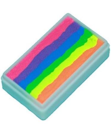 TAG Neon Rainbow 1-Stroke Split Cake 30g Face and Body Paint - High-Quality Colorful Makeup - Buy Online on GoSupps.com